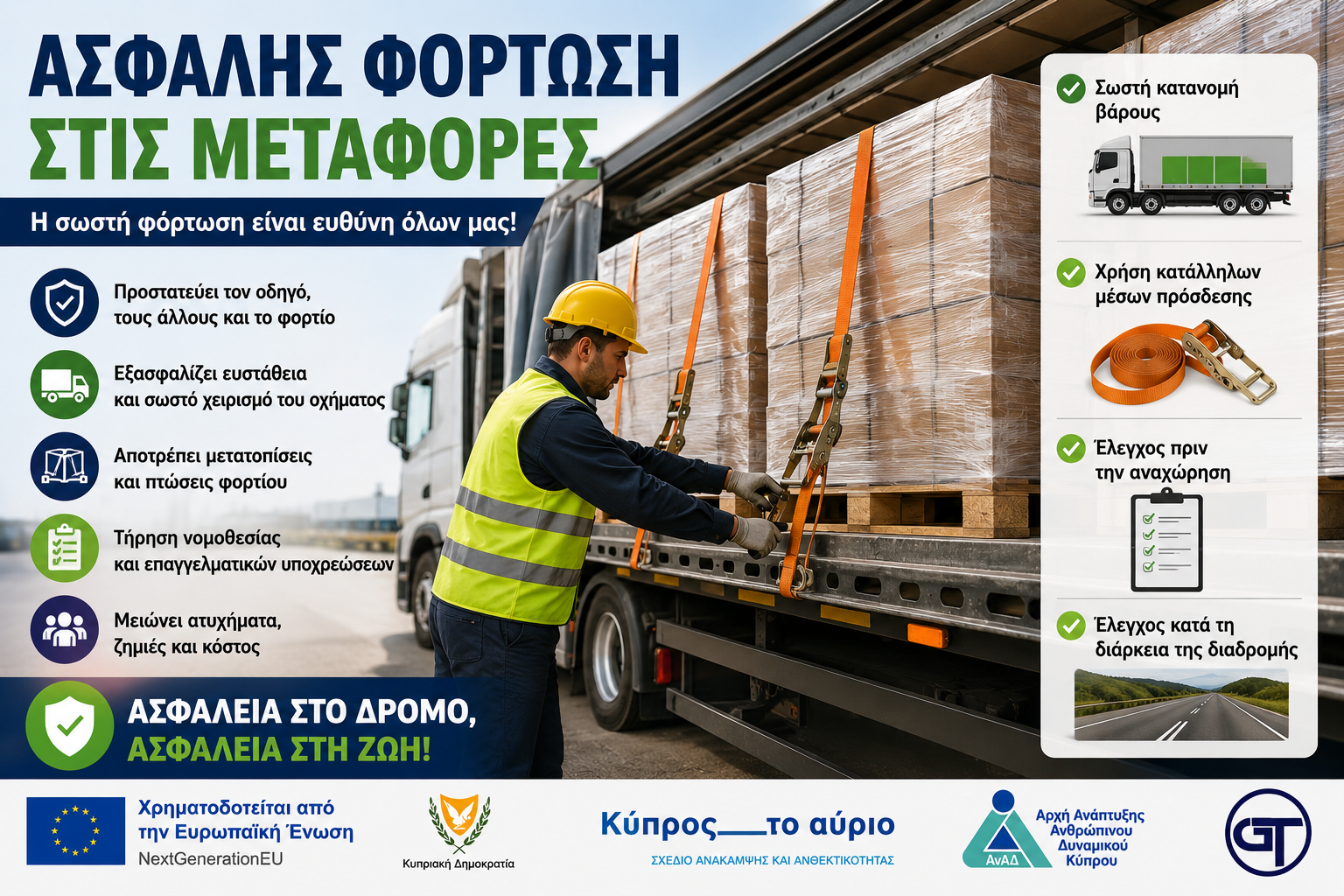 ΑΣΦΑΛΗΣ ΦΟΡΤΩΣΗ ΣΤΙΣ ΜΕΤΑΦΟΡΕΣ